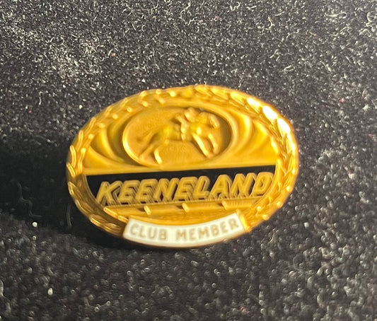 Vintage 1964 Keeneland Club Member Lapel Pin