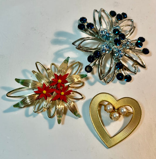 Three Brooches/Pins