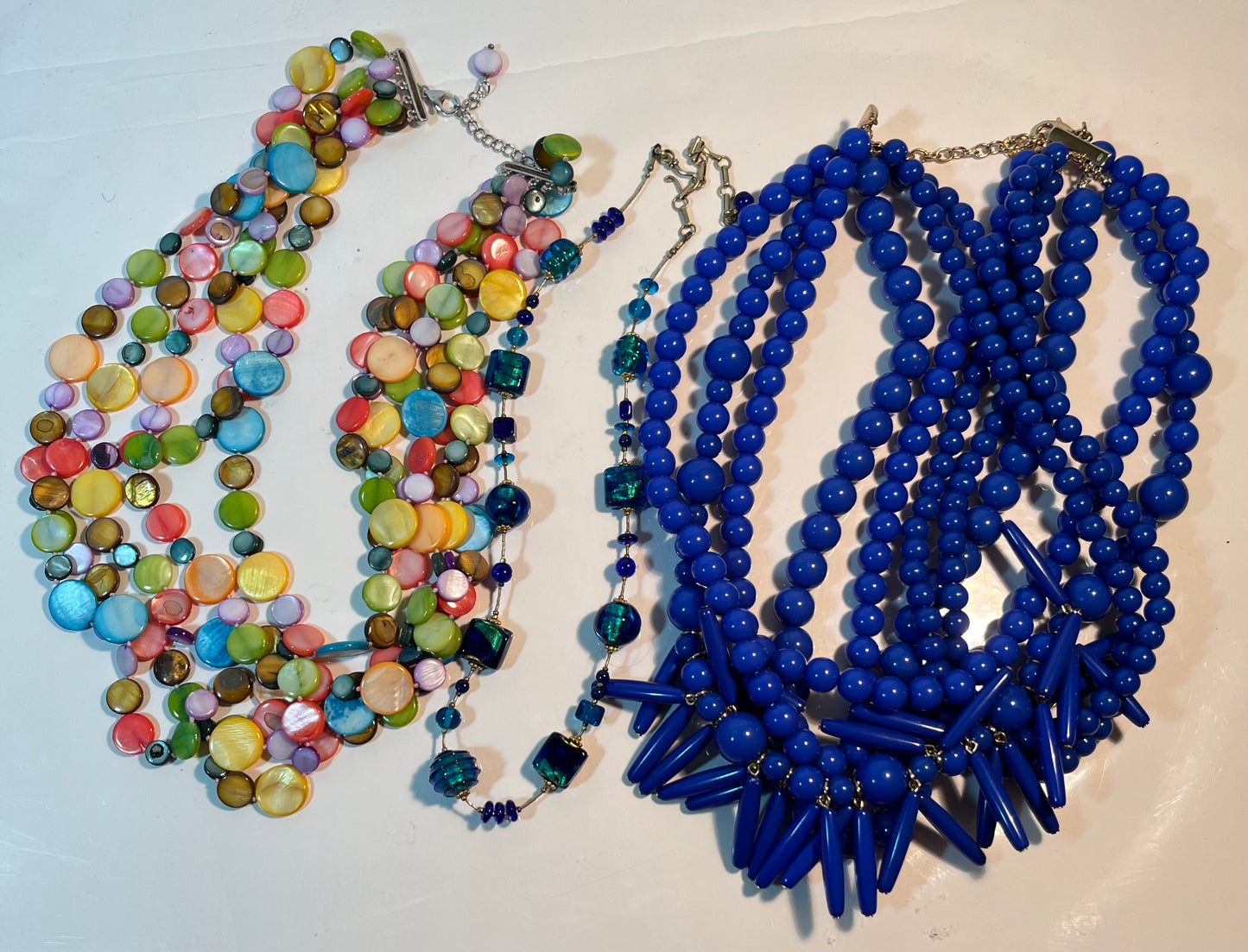 Three Colorful Necklaces