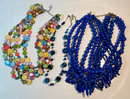 Three Colorful Necklaces