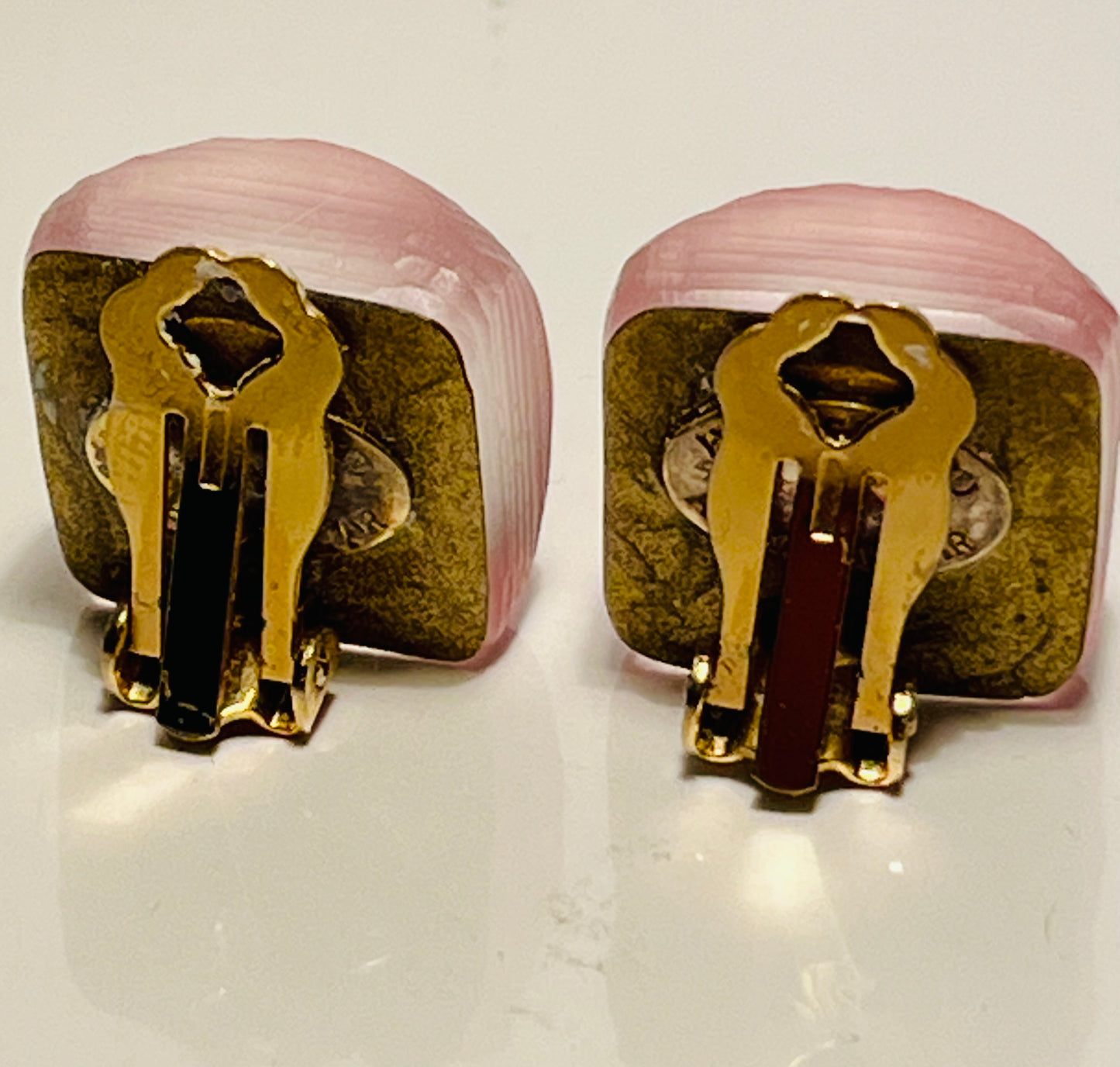 Alexis Bittar Pink Lucite Earrings