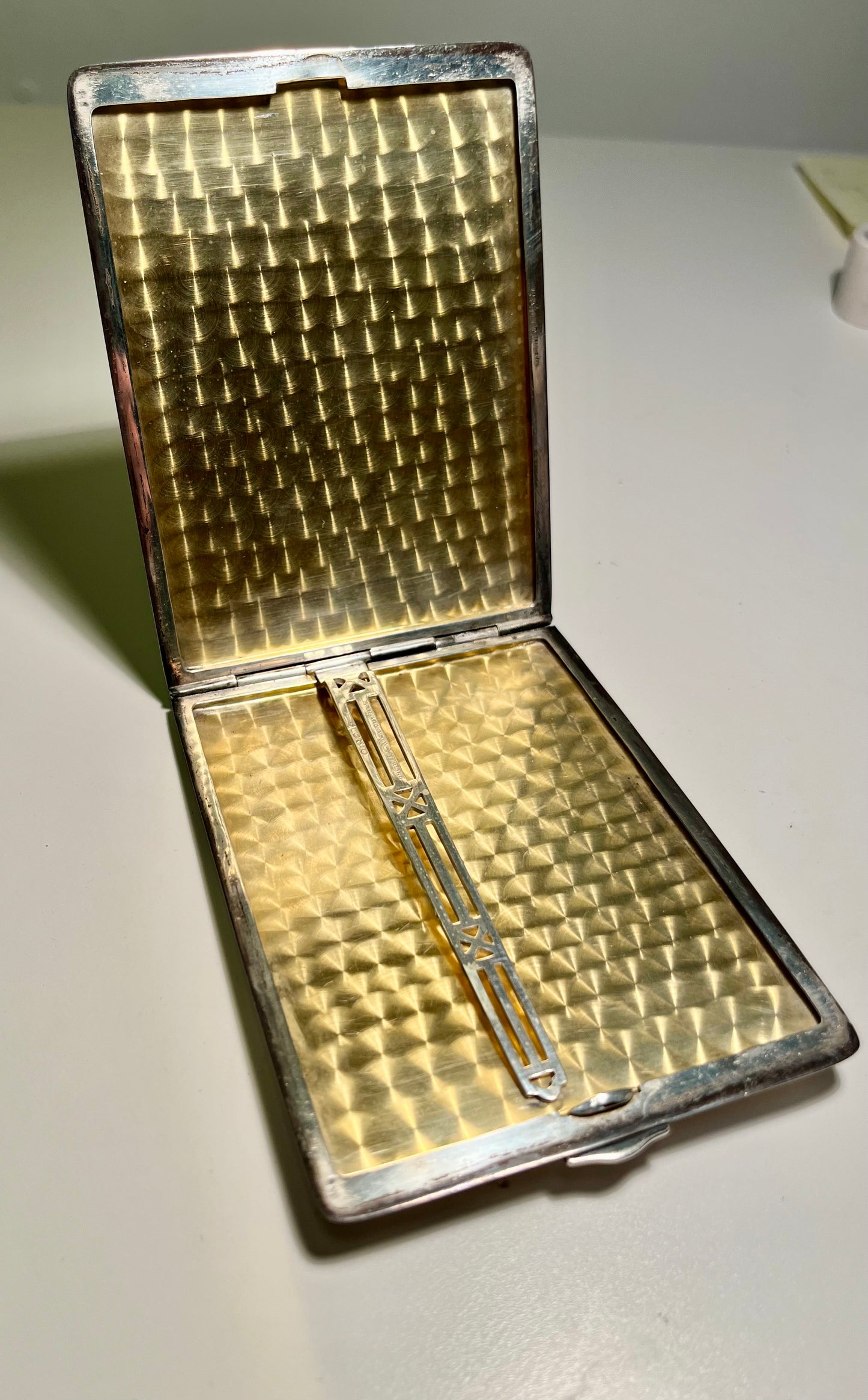 Art Deco Sterling Silver Cigarette Case