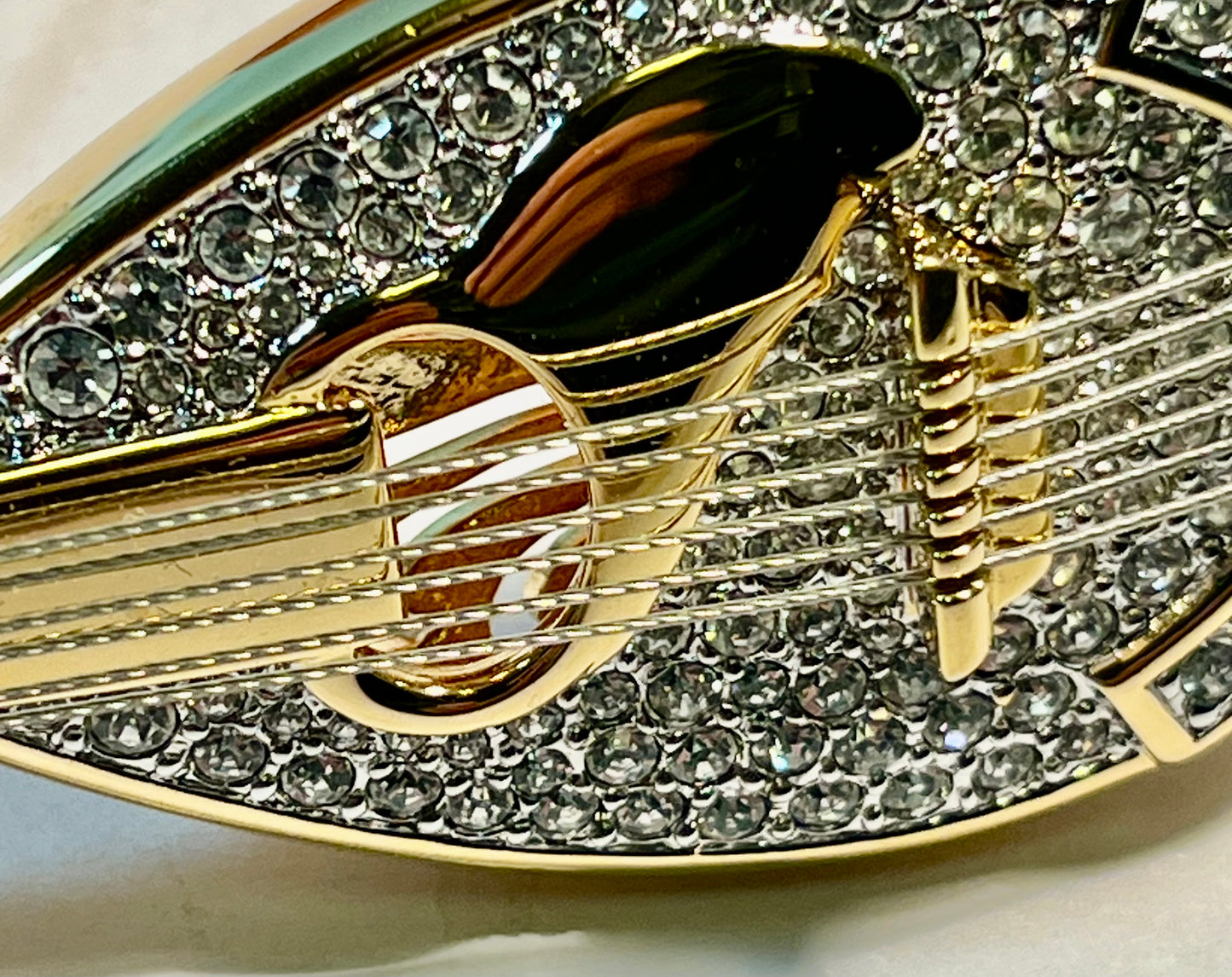Swarovski Mandolin Brooch