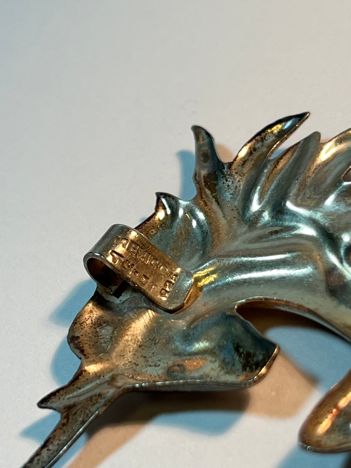 Sterling Silver Horse/Unicorn Brooch
