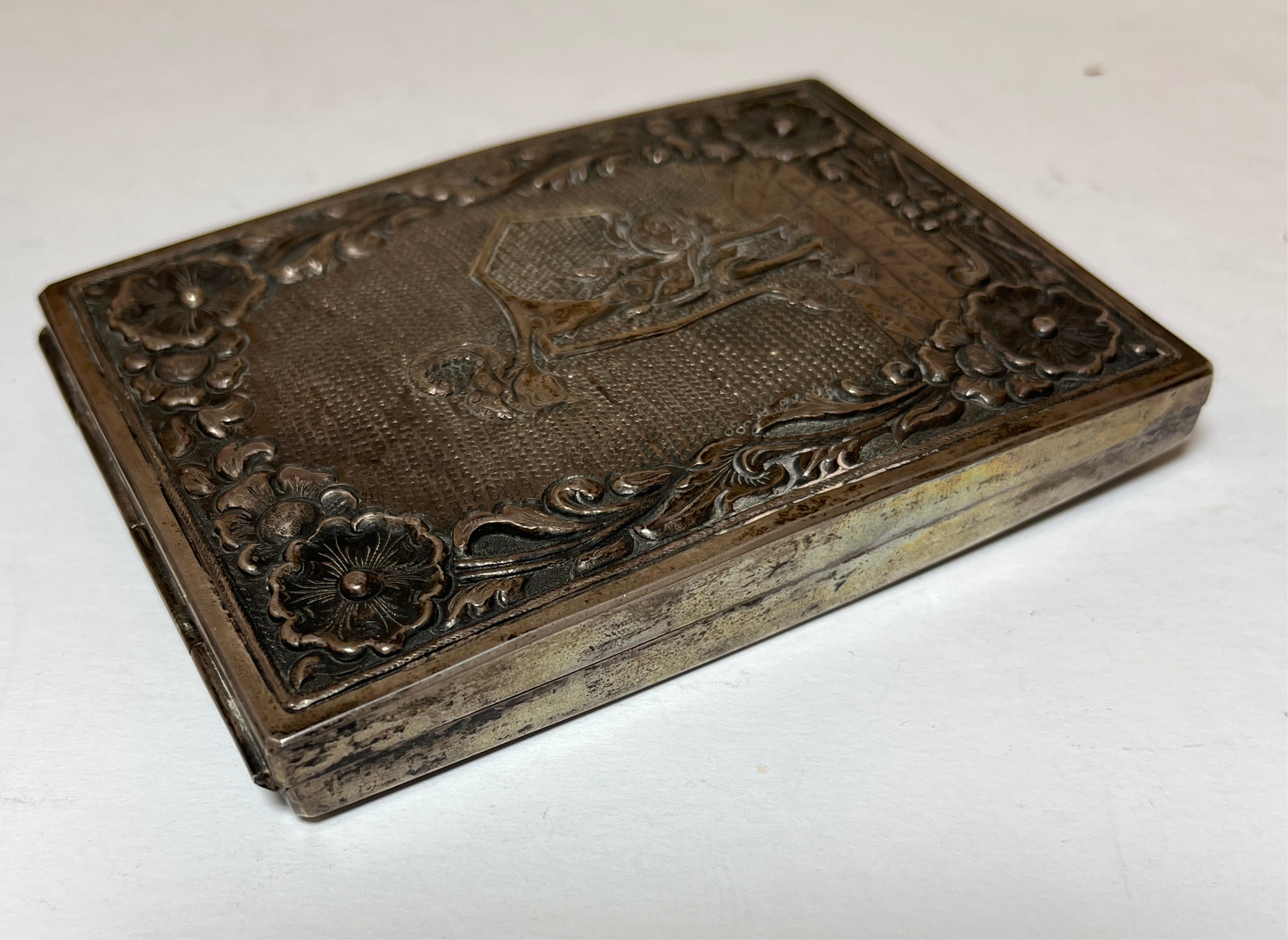 800 Silver Cigarette Case