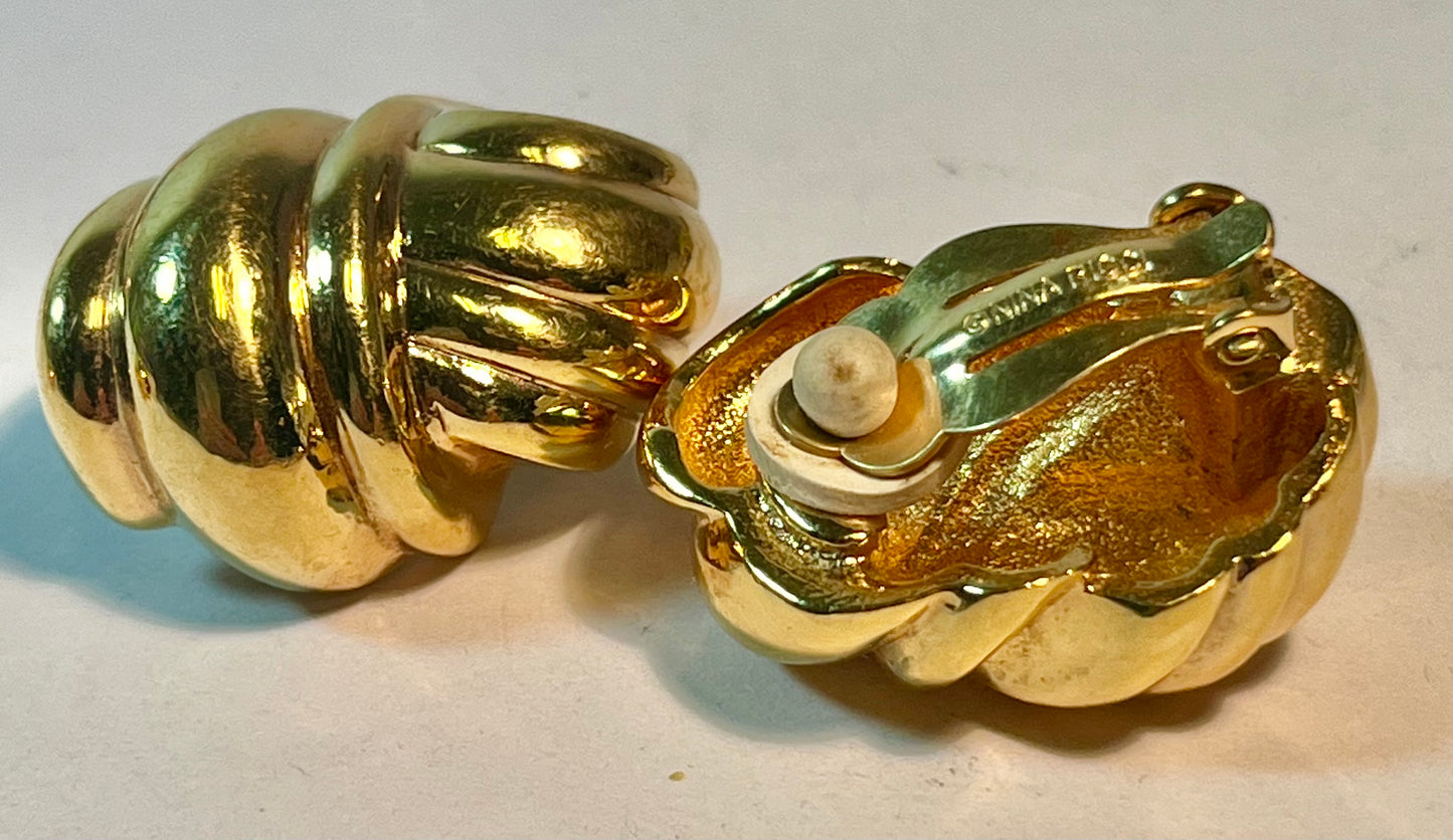 Vintage Clip Earrings KJL, AK, Carolee