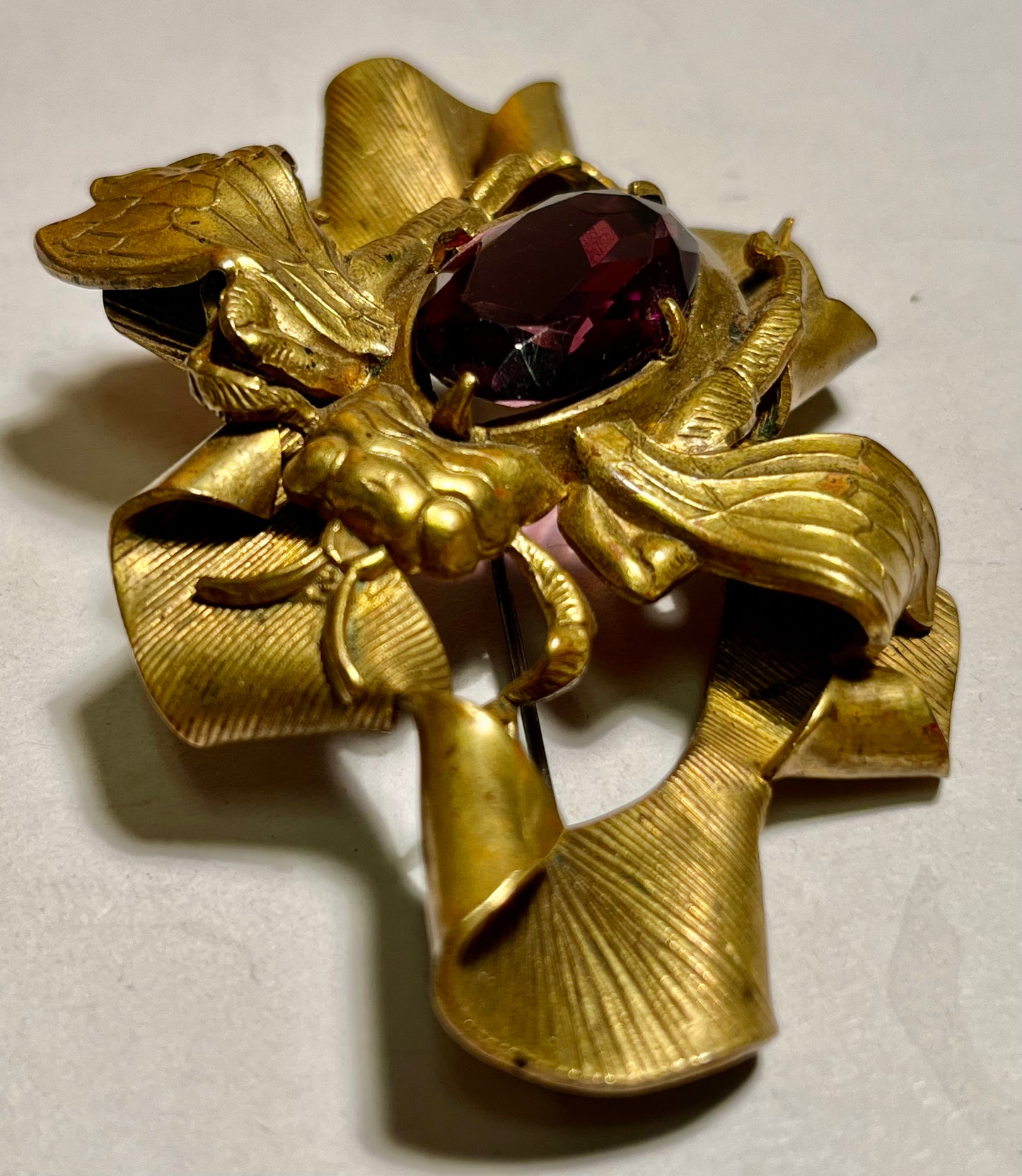 Antique Art Nouveau Beetle Sash Pin/Brooch