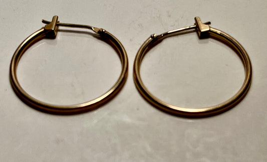 10K Gold Hoop Earrings