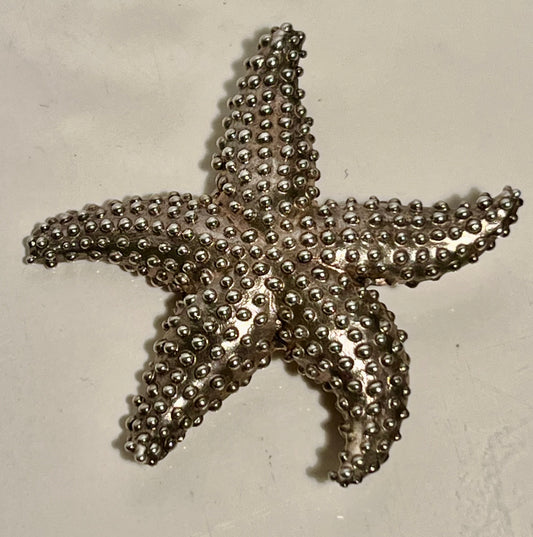 Sterling Silver Breakell Starfish Brooch