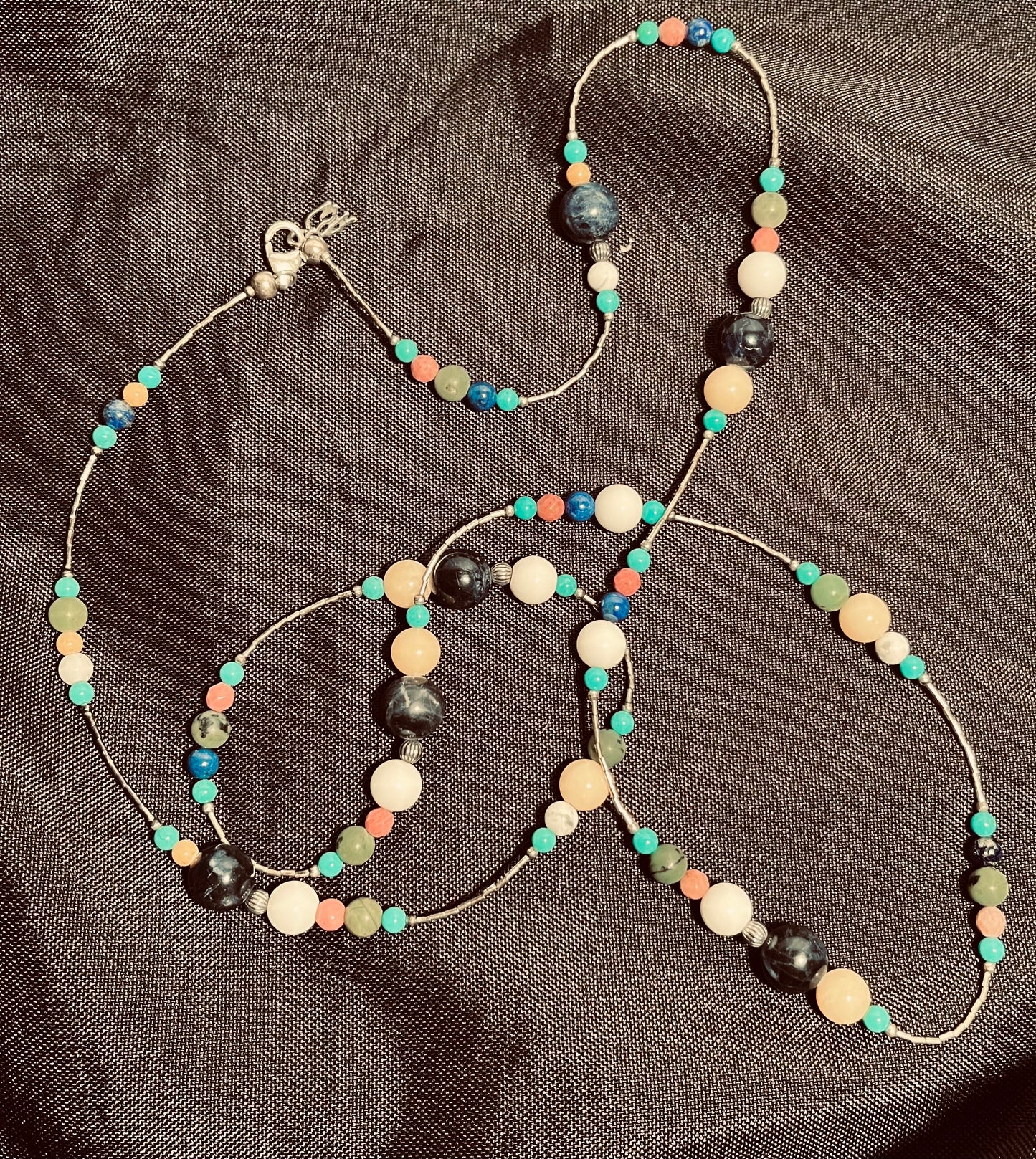 Carolyn Pollack American West Sterling Silver Beaded Necklace
