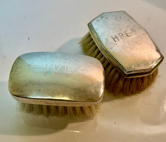 Sterling Silver Brushes Webster & R. Blackington