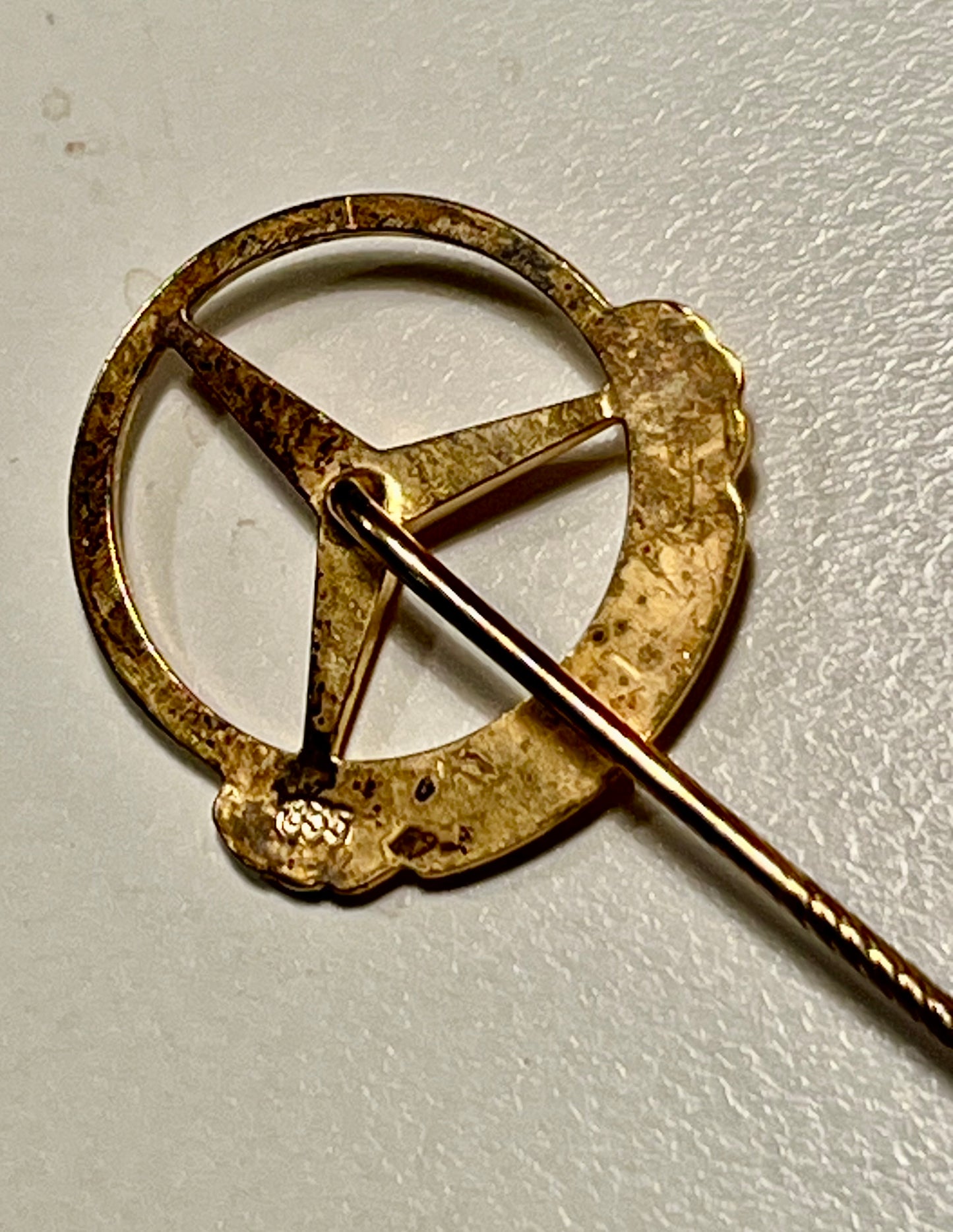 Mercedes Benz German Silver 250,00 km Stick Pin