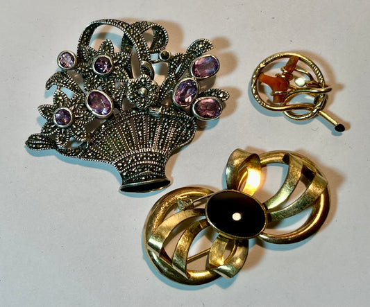 Three Unique Vintage Pins