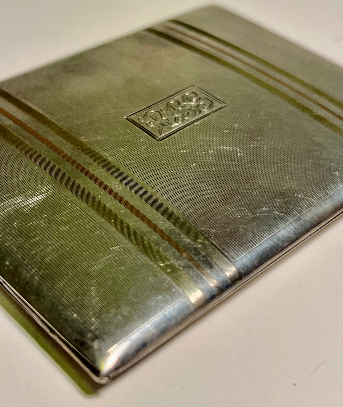 Art Deco Sterling Silver Cigarette Case