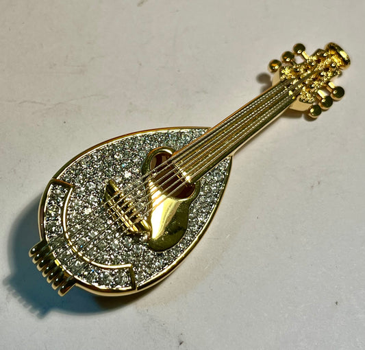 Swarovski Mandolin Brooch
