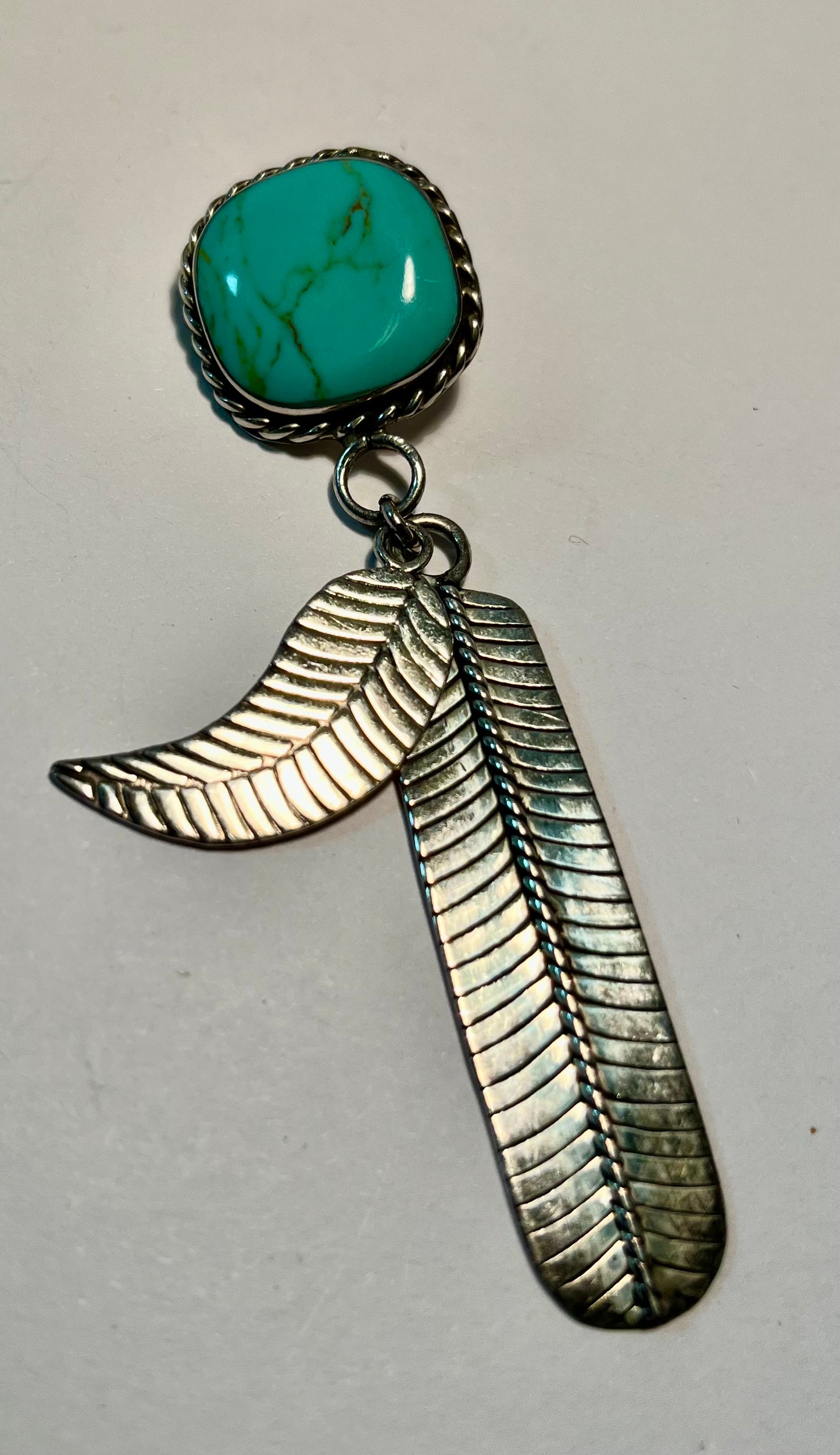 Sterling Silver & Turquoise Pendant