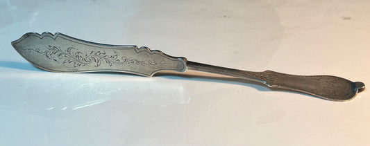 Harting & Kroesing Coin Silver Butter Knife