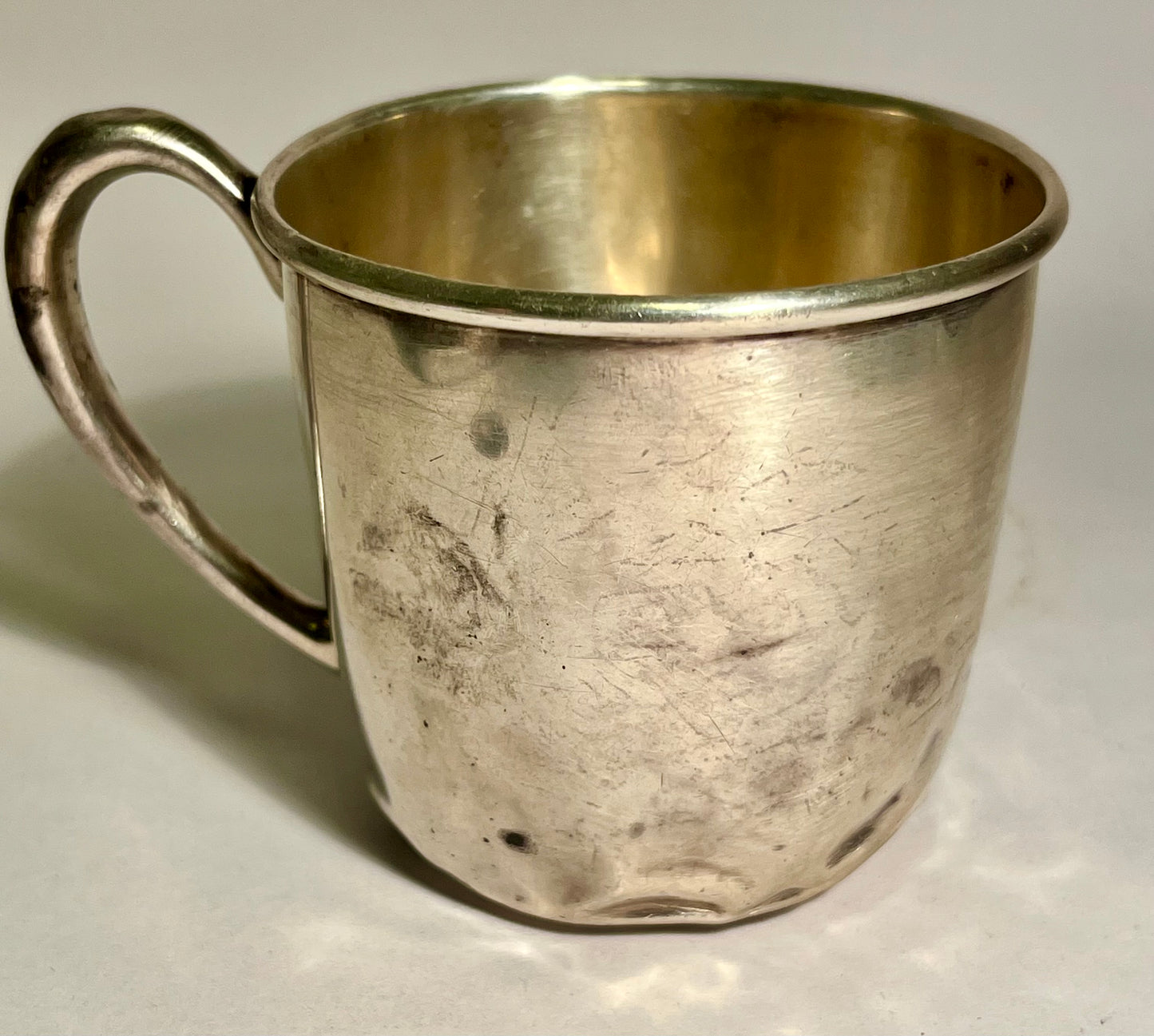 Antique Sterling Silver Baby Cup