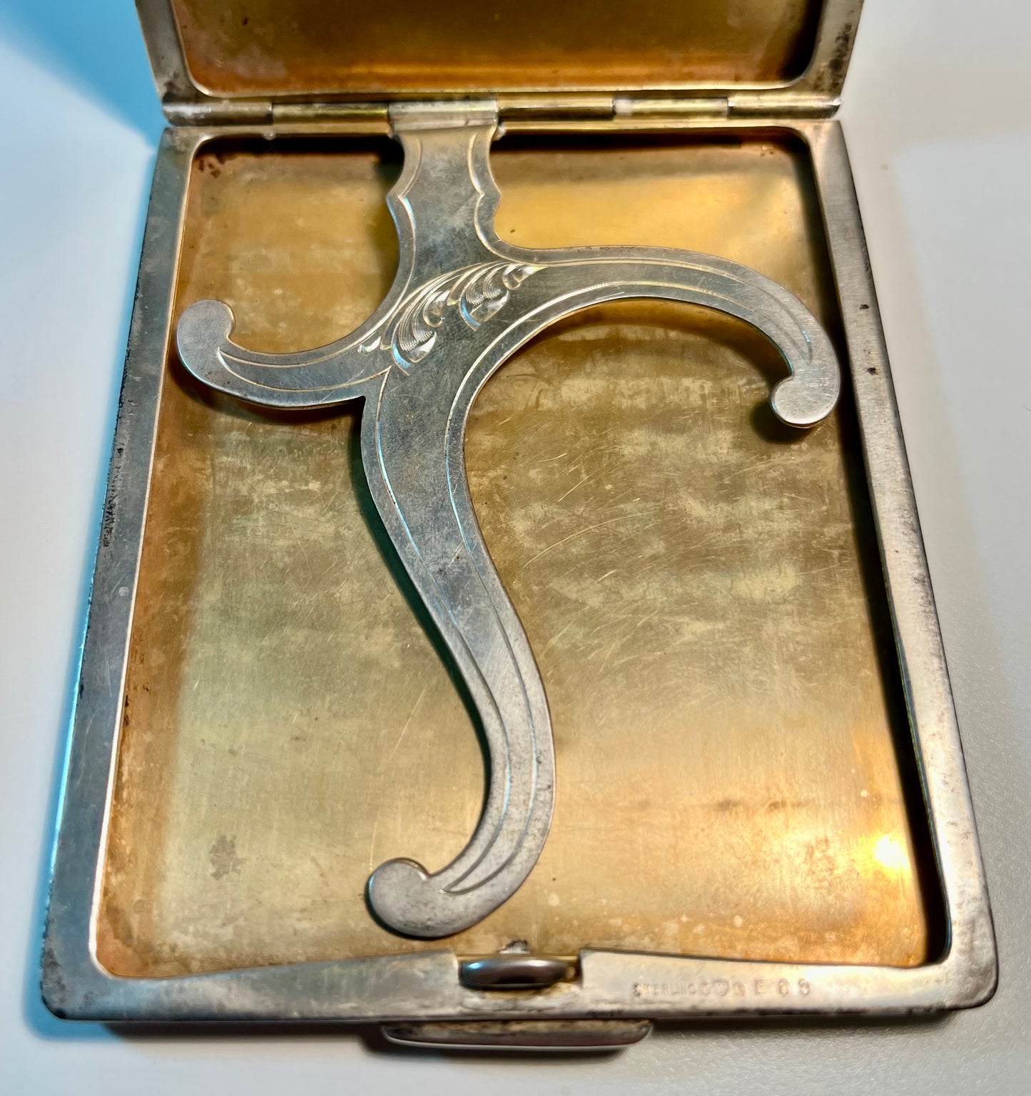 Sterling Silver Cigarette Case