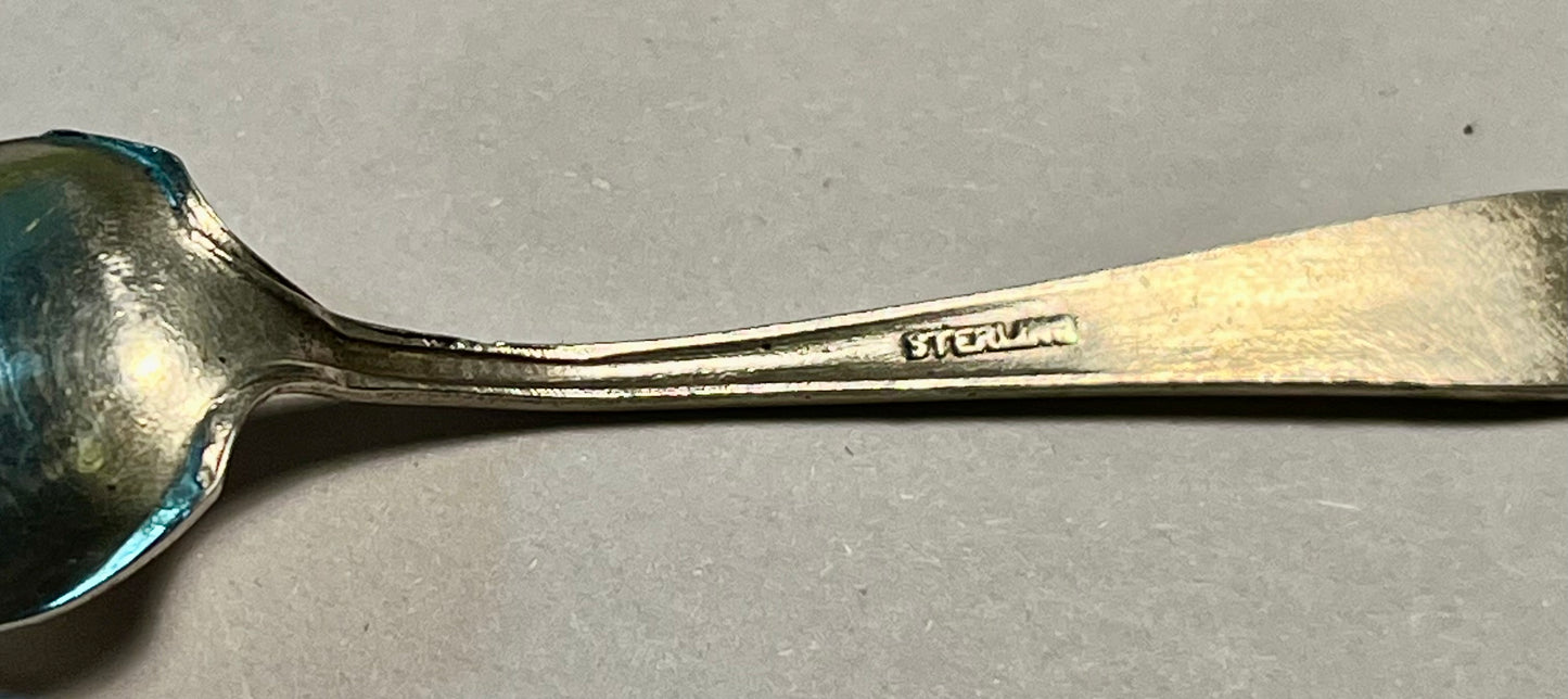 Sterling Silver Salt Cellar Spoon