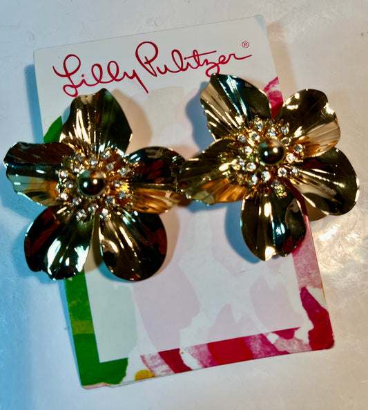 Lilly Pulitzer Orchid Earrings