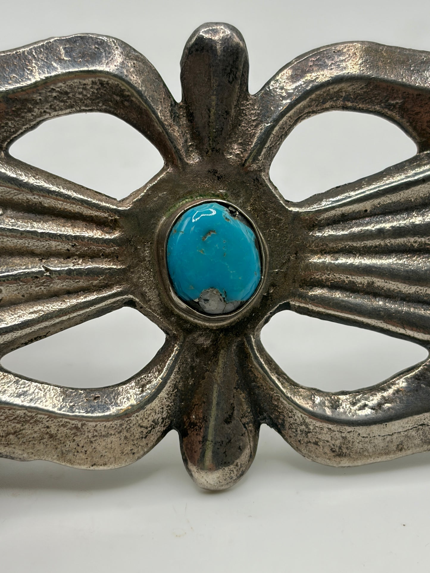 Vintage Navajo Sandcast Belt Buckle