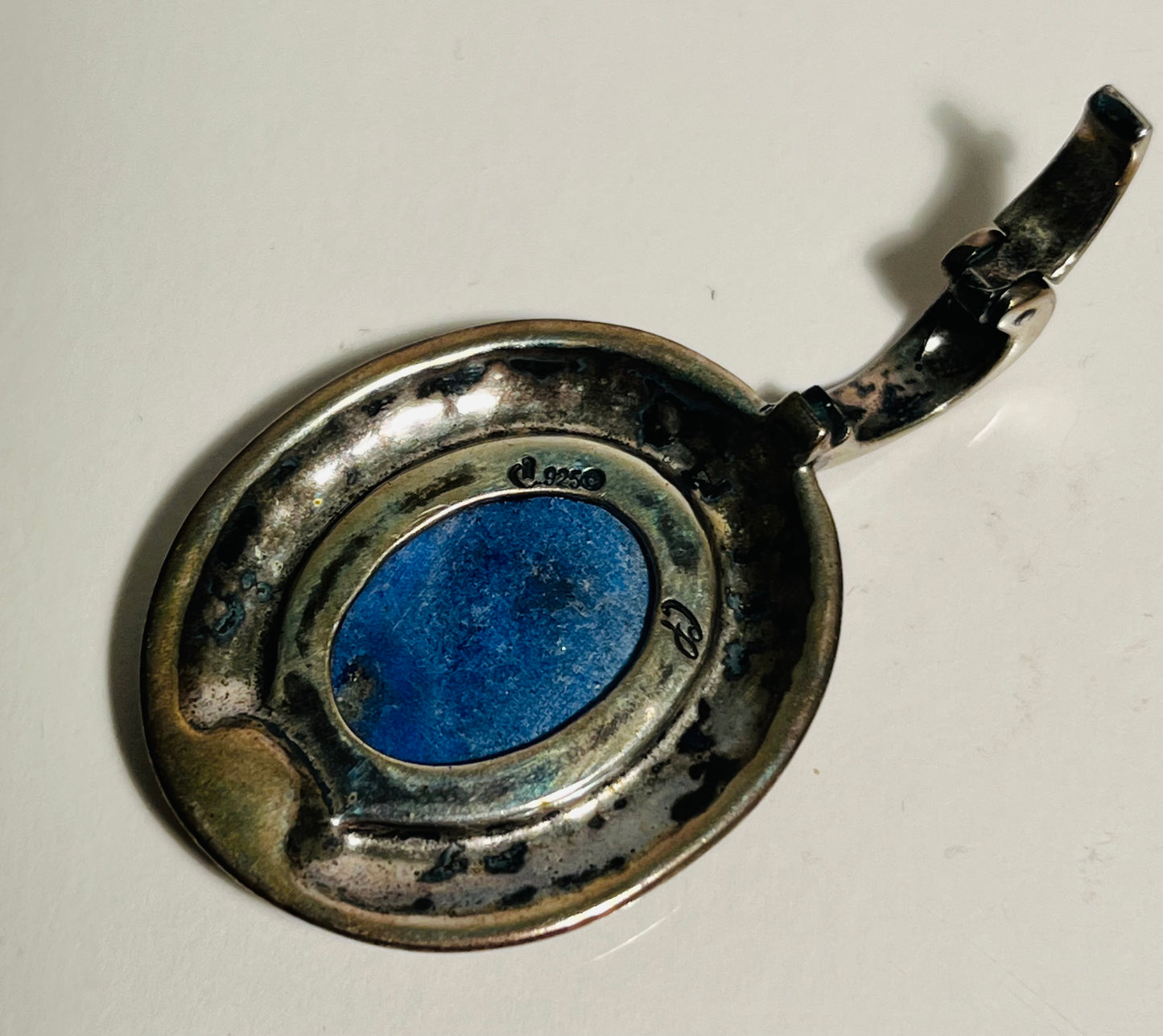 Carolyn Pollack Lapis & Sterling Silver Pendant Necklace