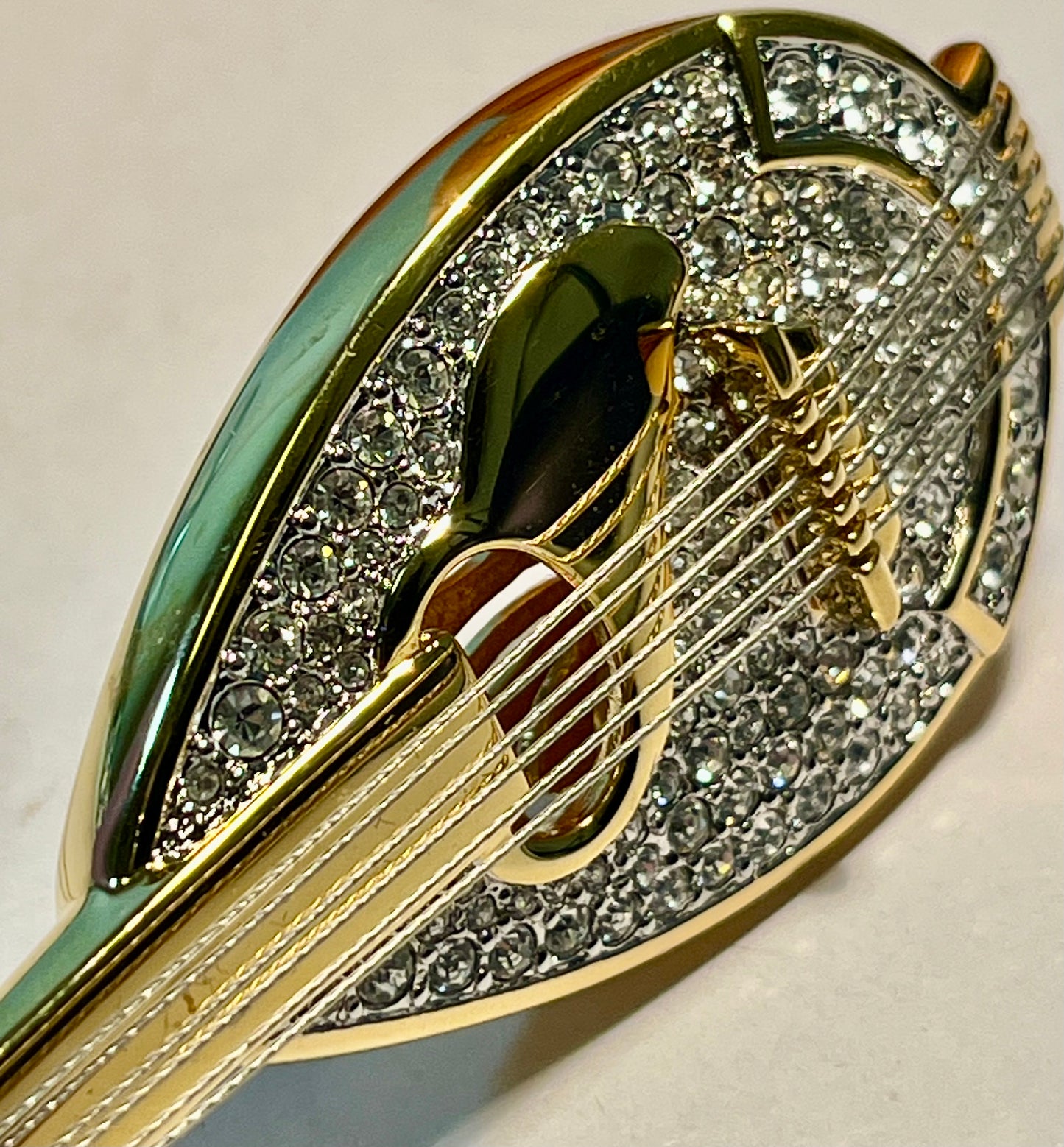 Swarovski Mandolin Brooch
