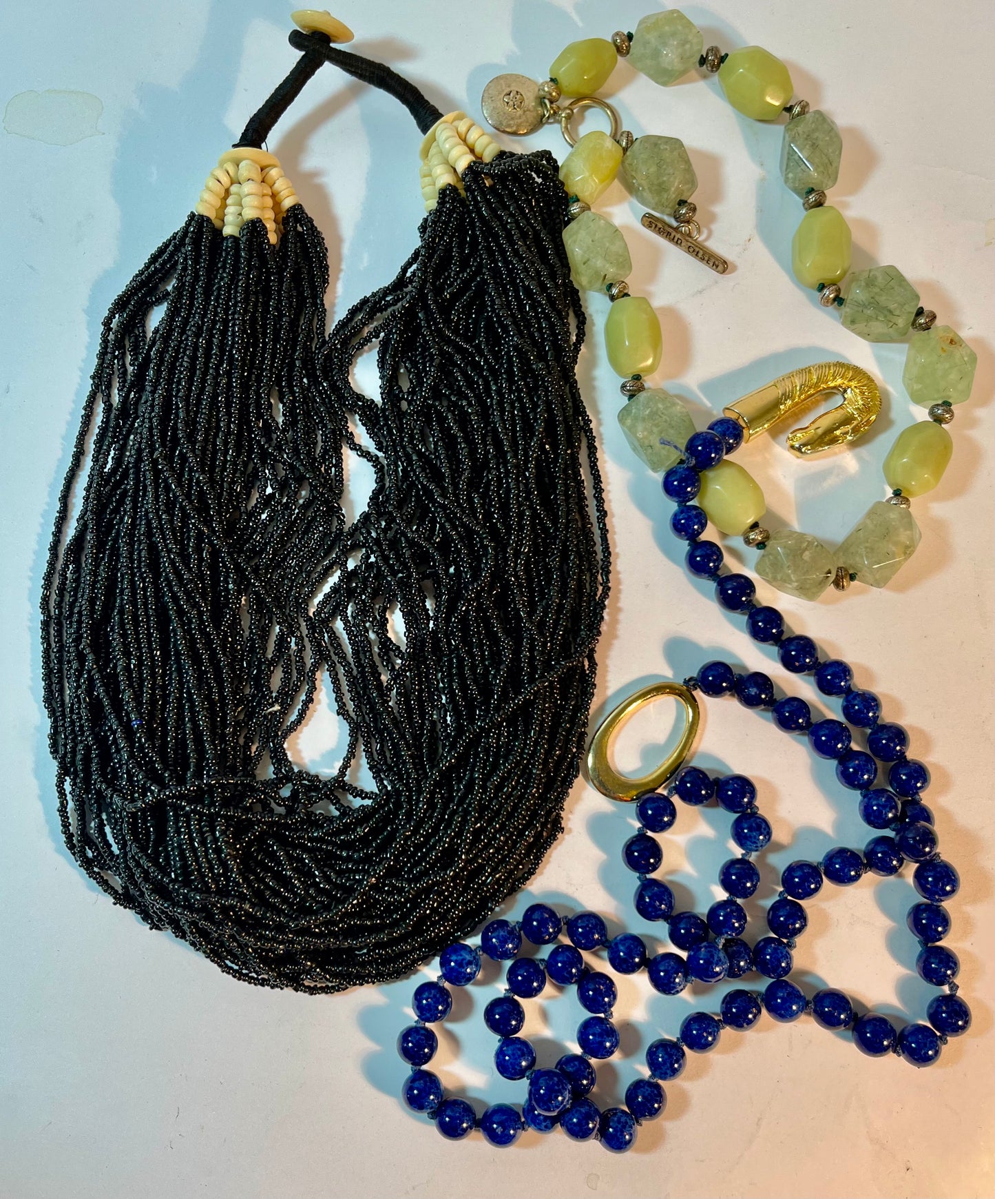 Three Beaded Necklaces
