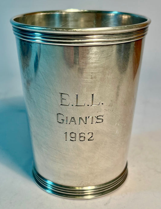 Trees Sterling Silver Julep Cup Monogrammed