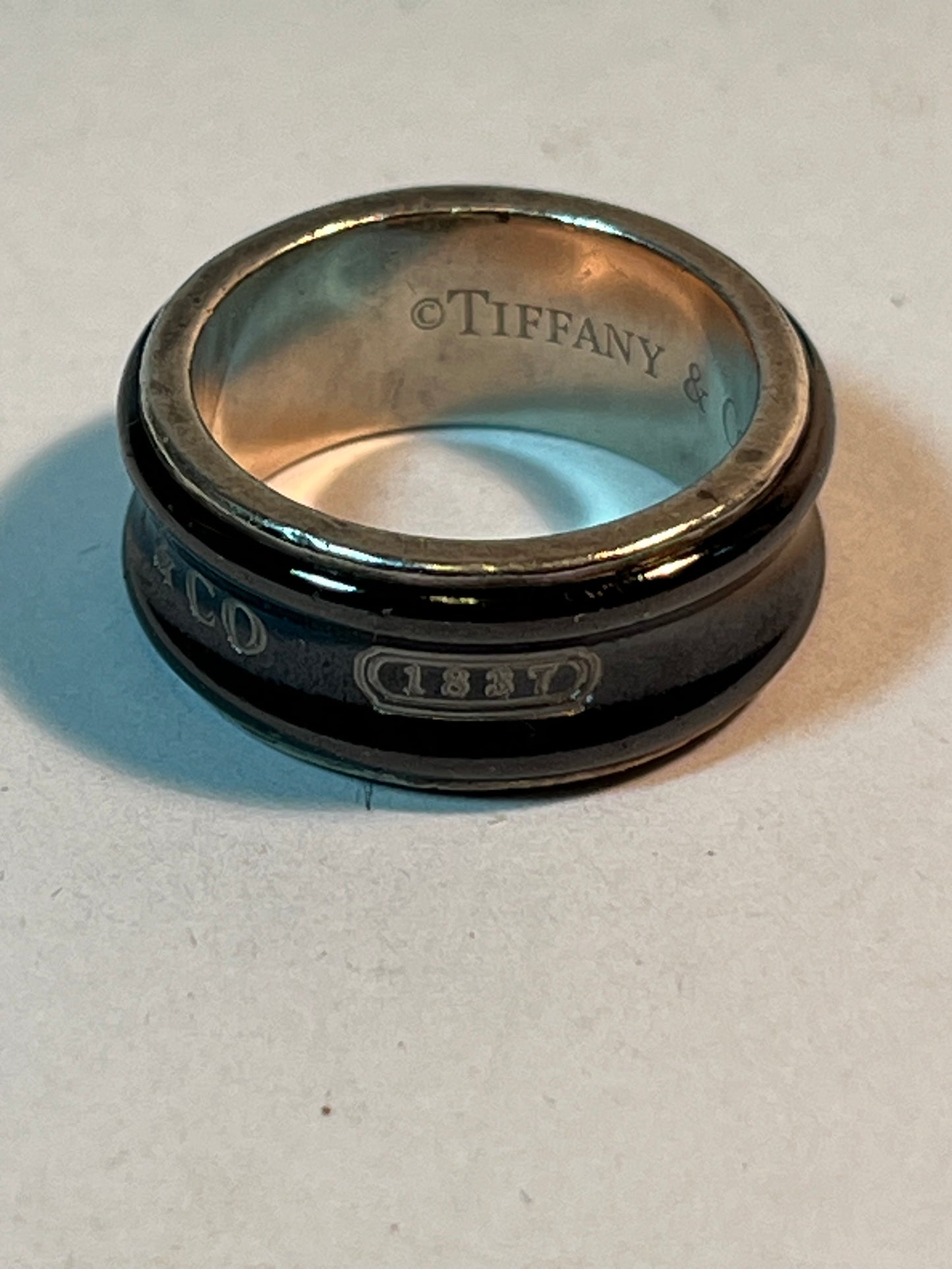 Tiffany Sterling Silver Ring Size 6