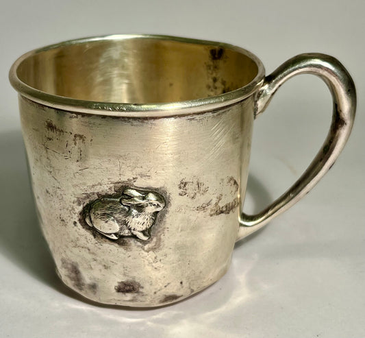 Antique Sterling Silver Baby Cup