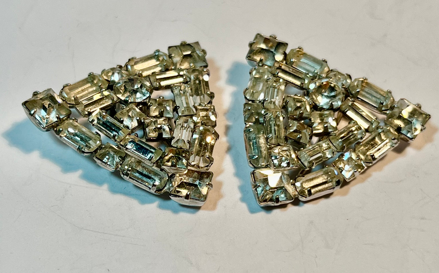 Vintage Rhinestone Shoe Clips