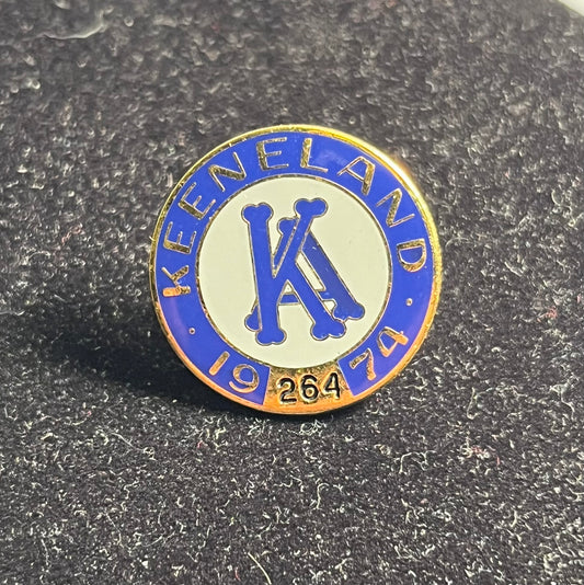 Vintage 1974 Keeneland Association Lapel Pin