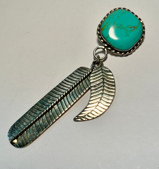 Sterling Silver & Turquoise Pendant