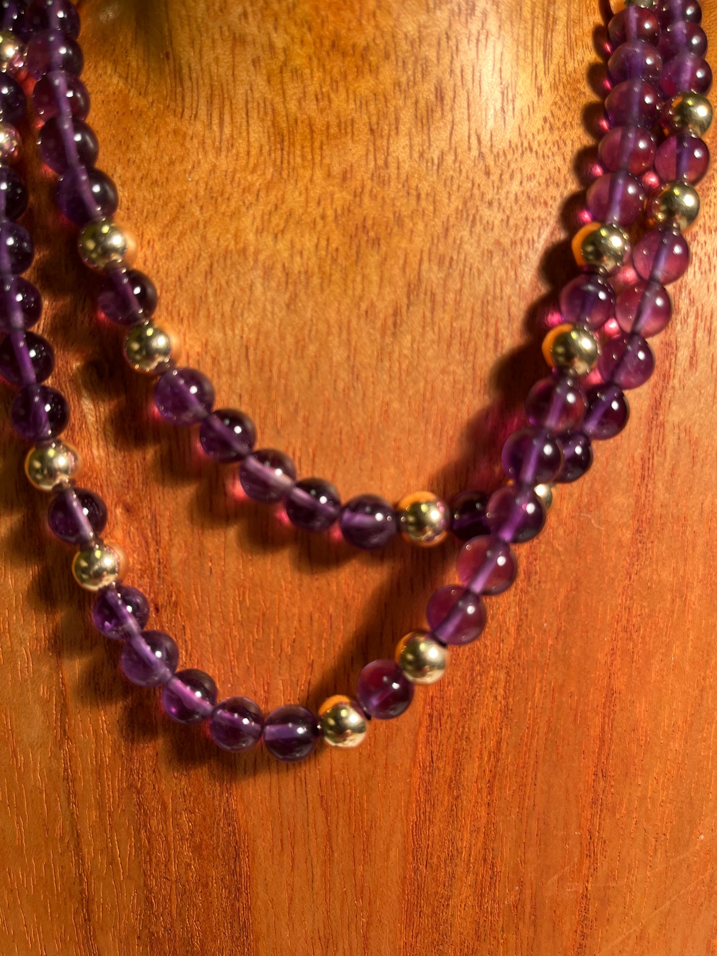 14K Gold & Bead Necklaces (3)