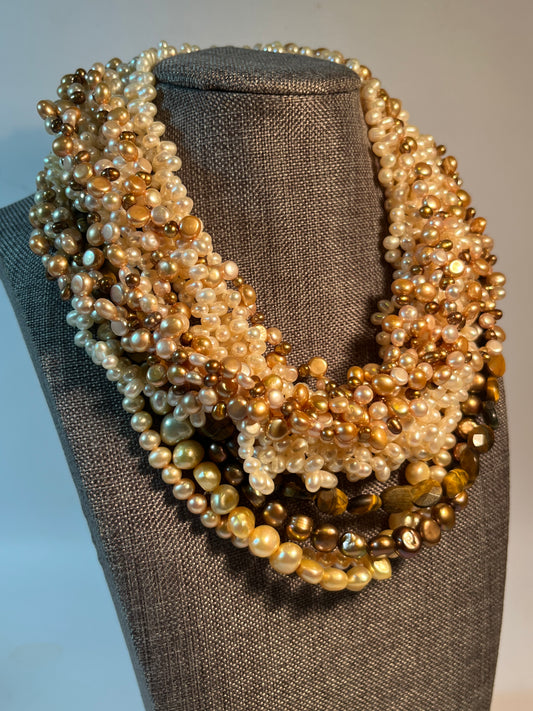 Three Pearl Necklaces ++