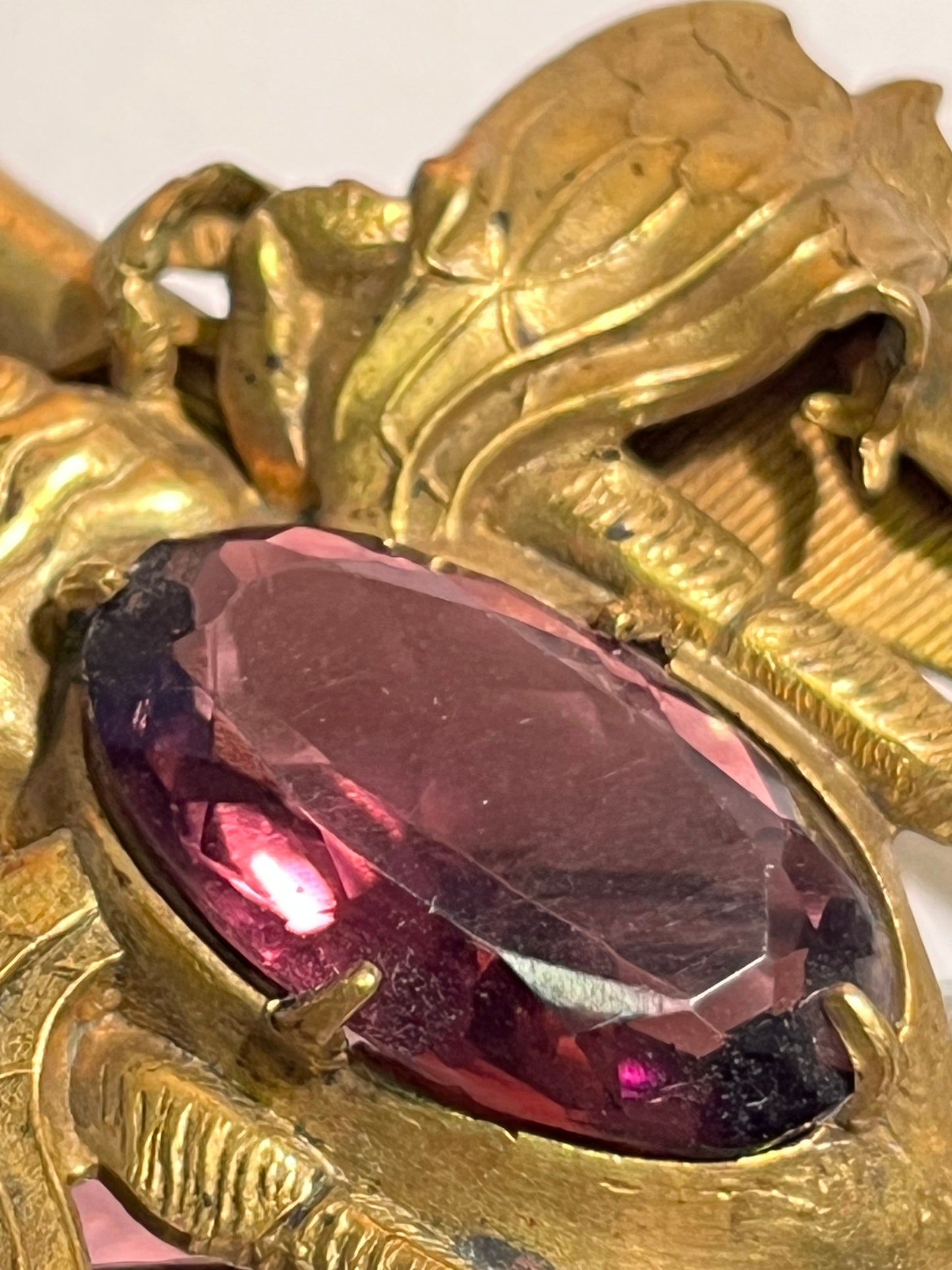 Antique Art Nouveau Beetle Sash Pin/Brooch