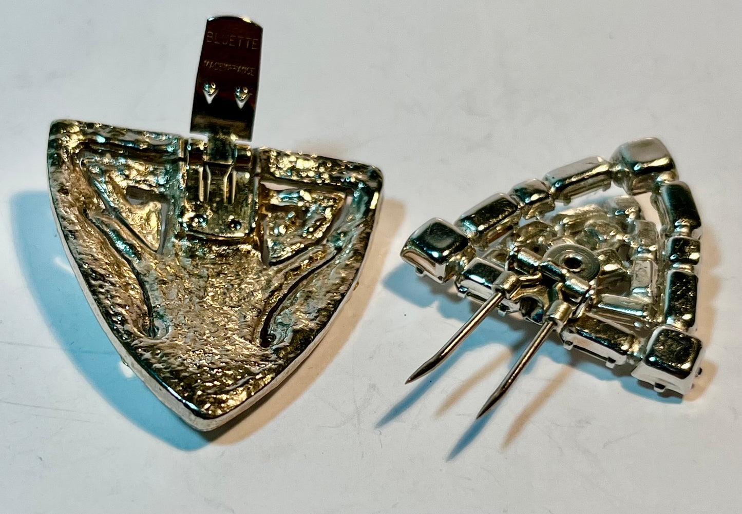 Vintage Rhinestone Shoe Clips