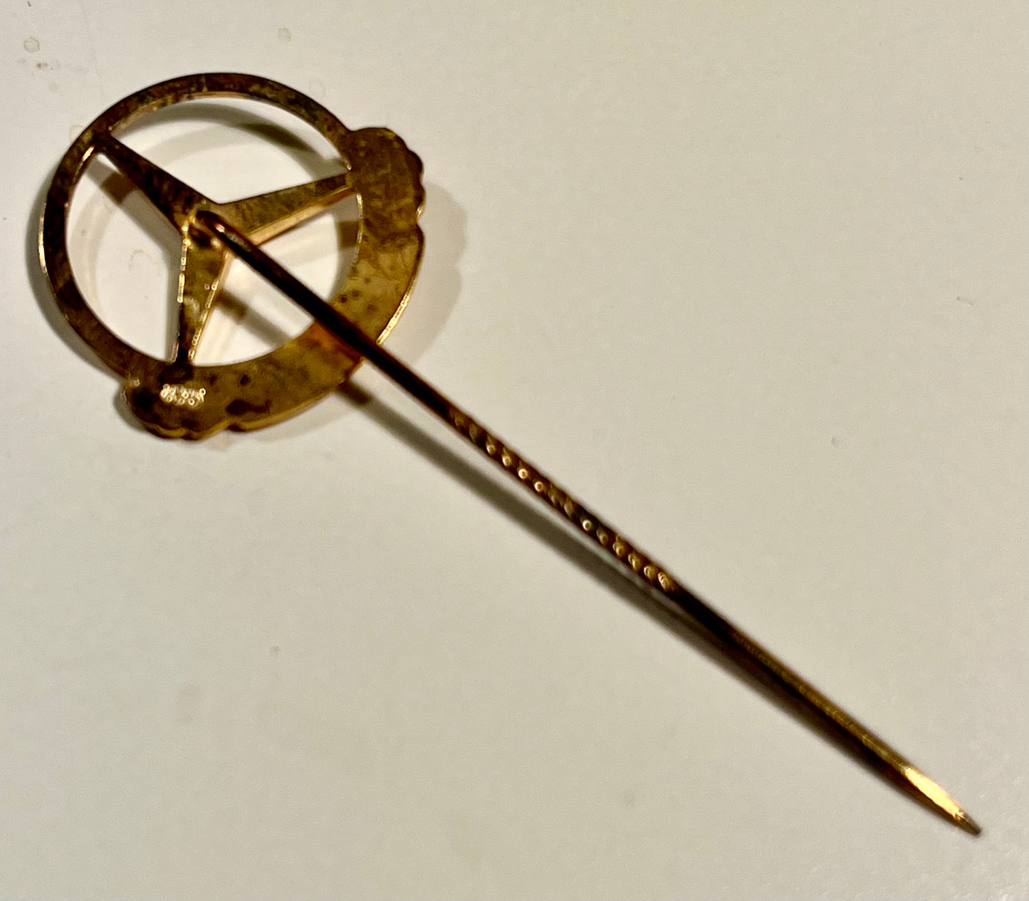 Mercedes Benz German Silver 250,00 km Stick Pin