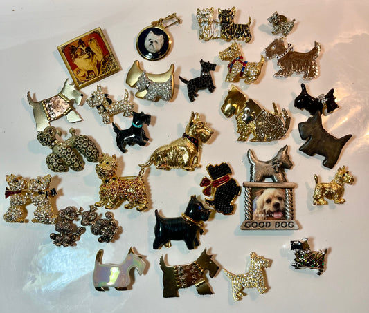 Terrier & Poodle Pins/Brooches