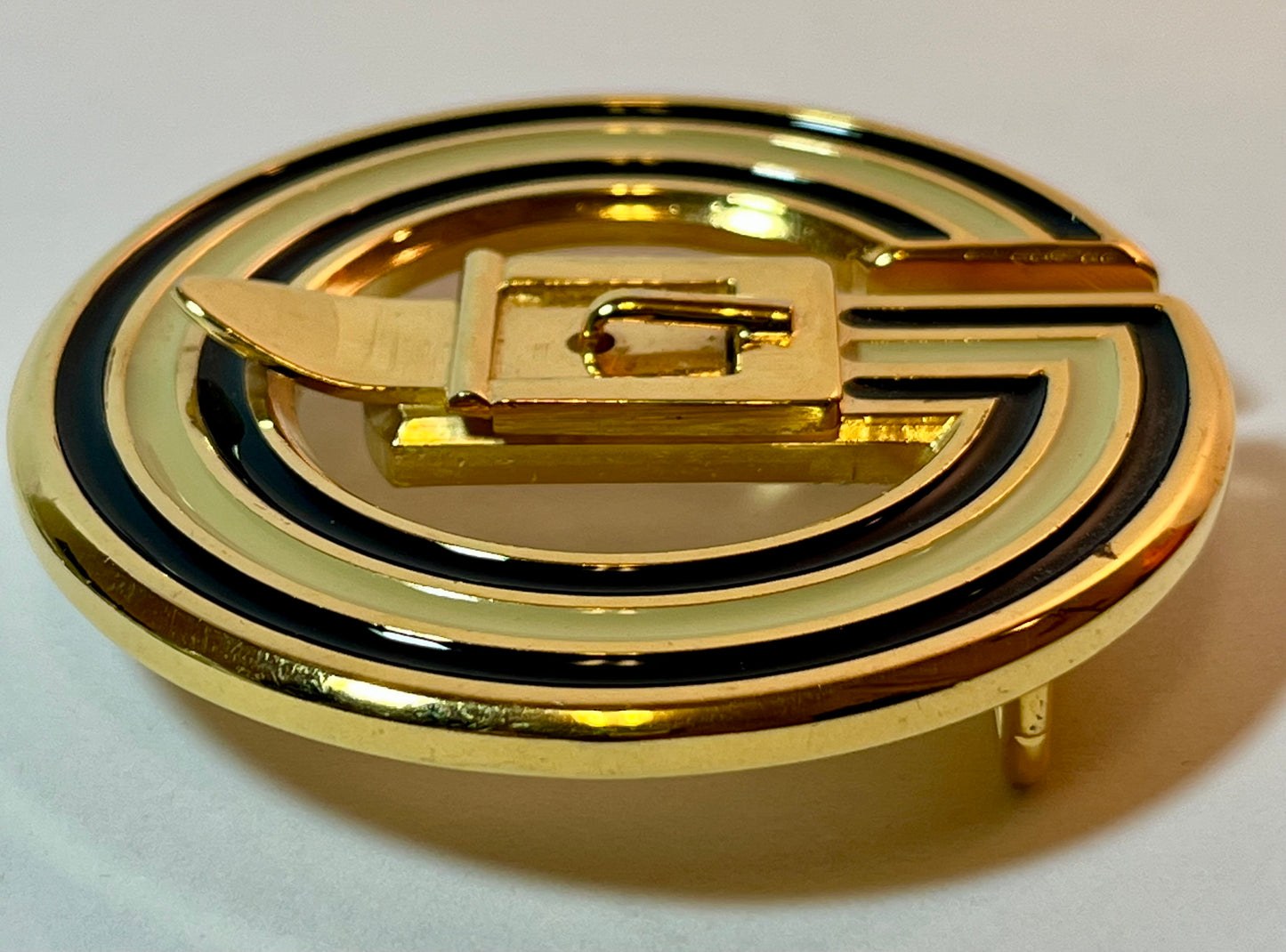 Gucci Enameled Belt Buckle