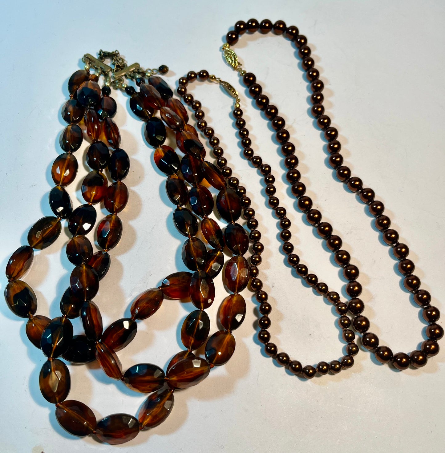 Vintage Beaded Necklaces+