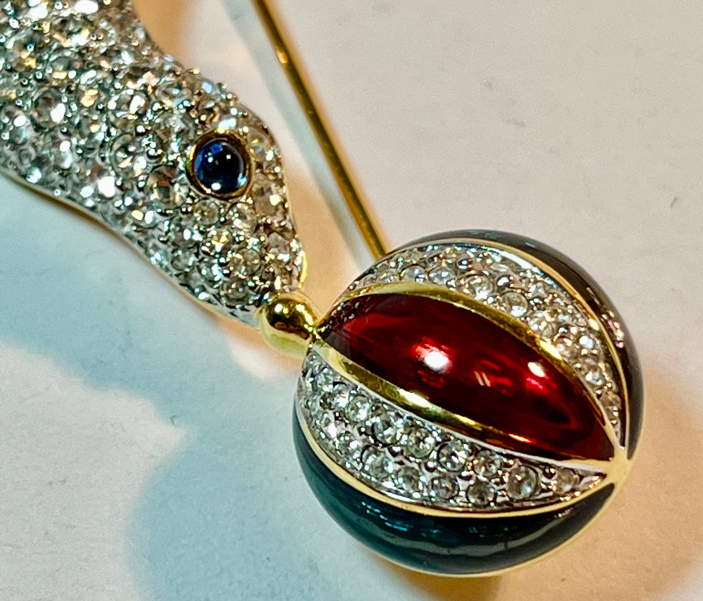 Swarovski Seal Brooch
