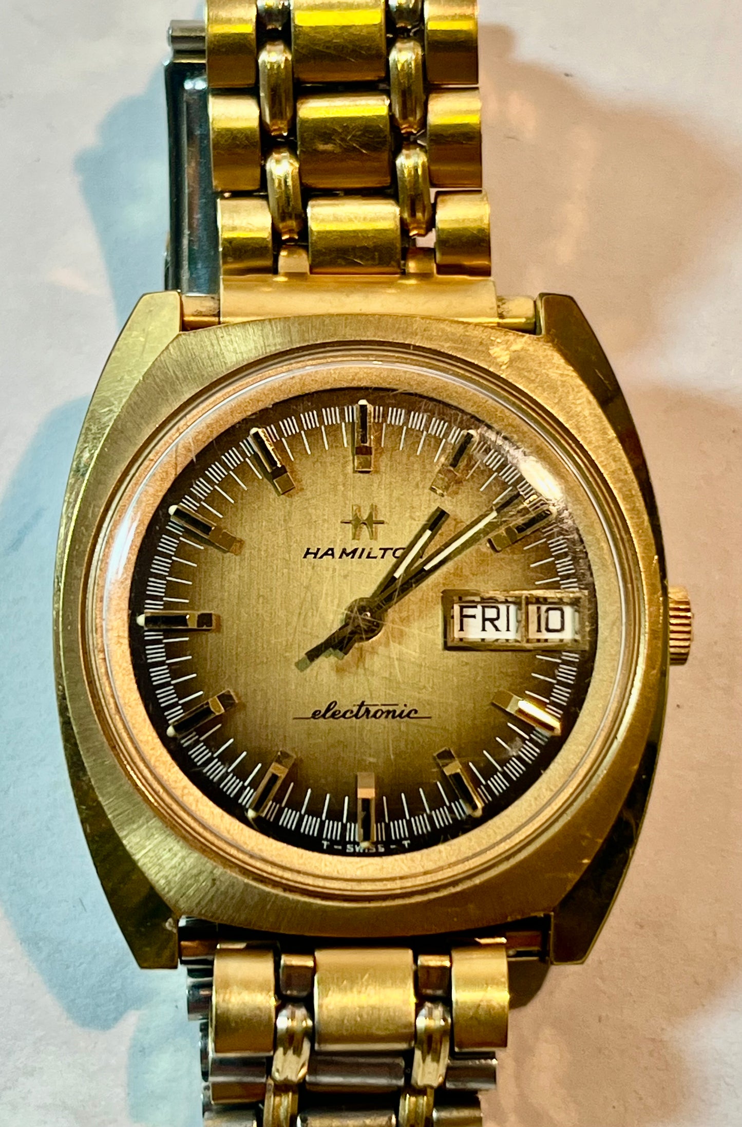 Vintage 1975 Hamilton Electronic Men’s Wristwatch