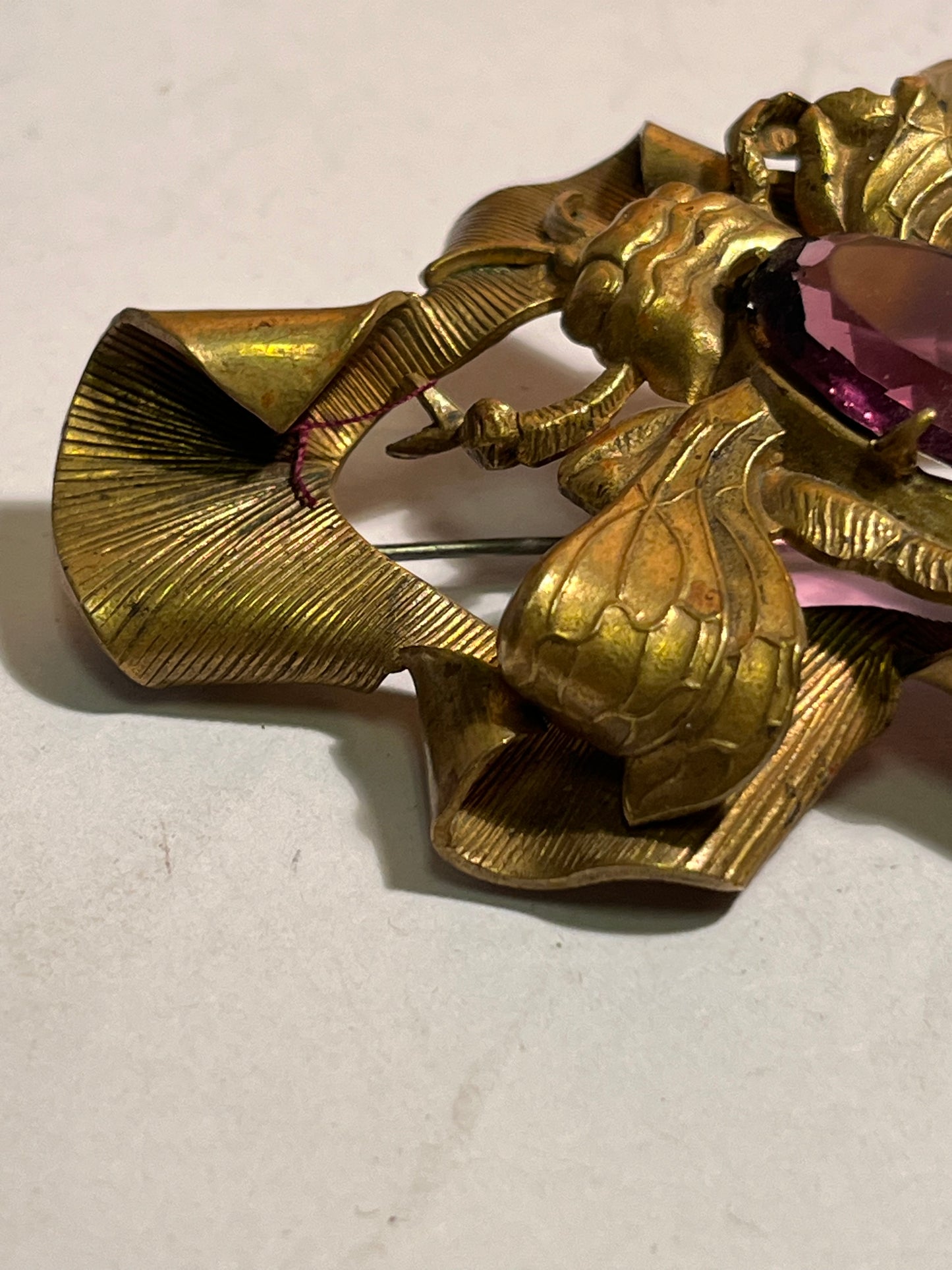 Antique Art Nouveau Beetle Sash Pin/Brooch