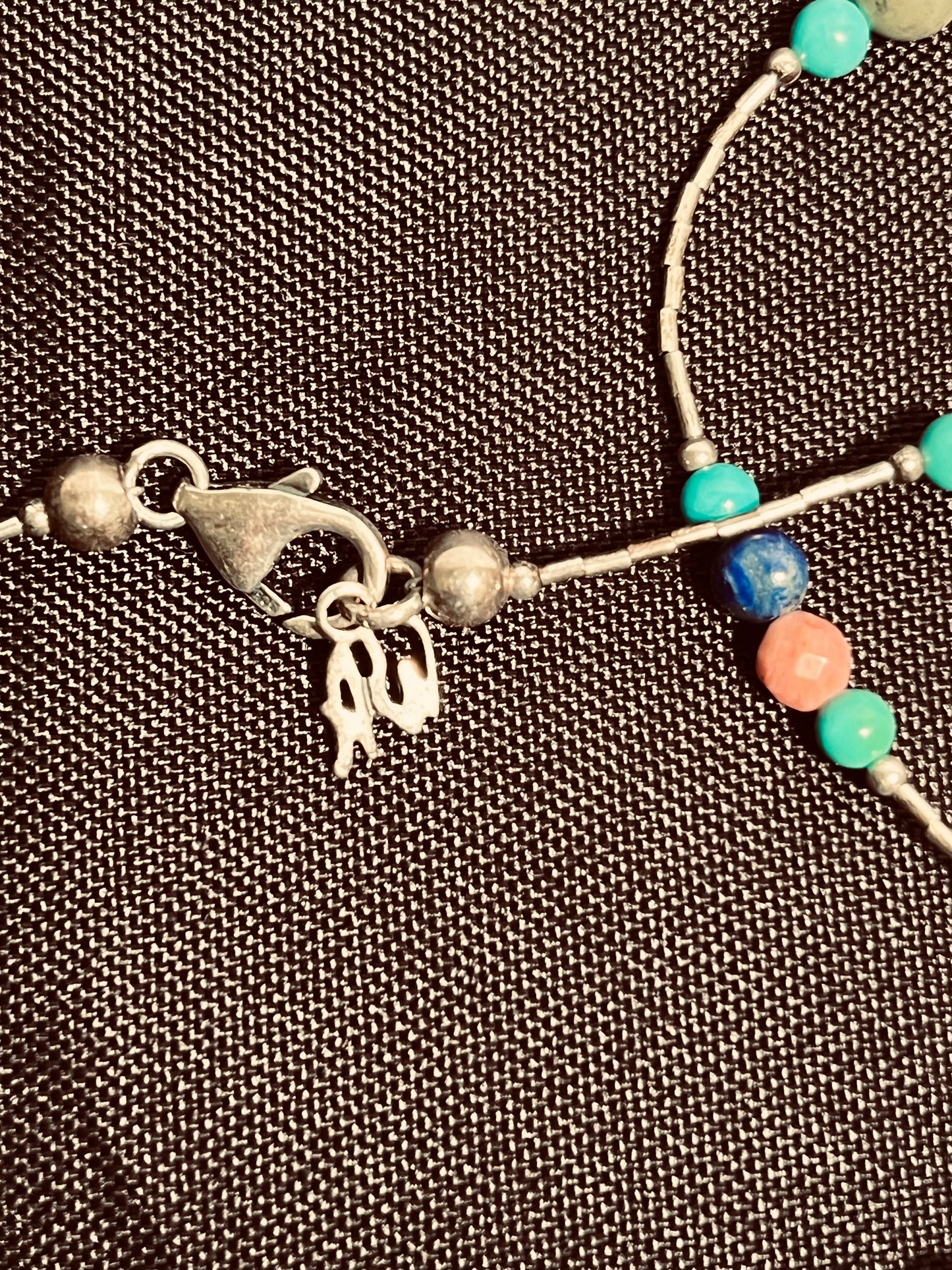 Carolyn Pollack American West Sterling Silver Beaded Necklace