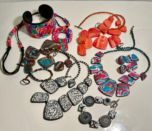 Collection of Handmade Necklaces, Bracelets, & Earrings