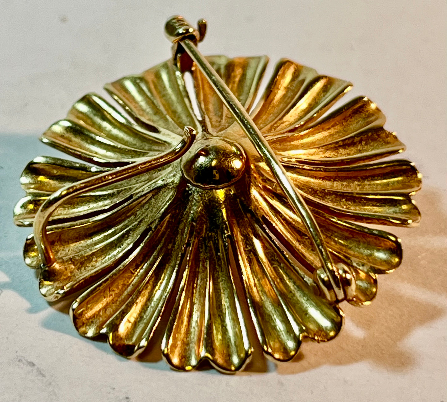 14K Gold & Pearl Brooch/Pendant